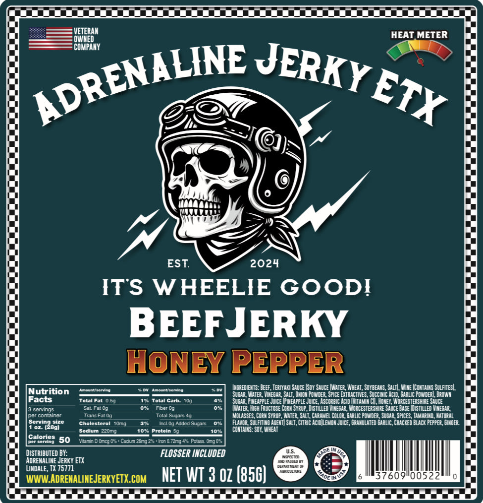 Honey Pepper Beef Jerky