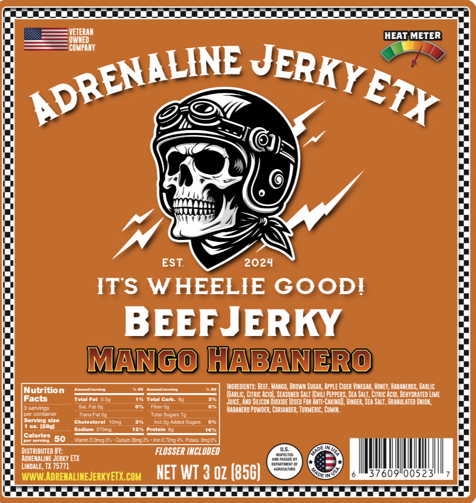 Mango Habanero Beef Jerky