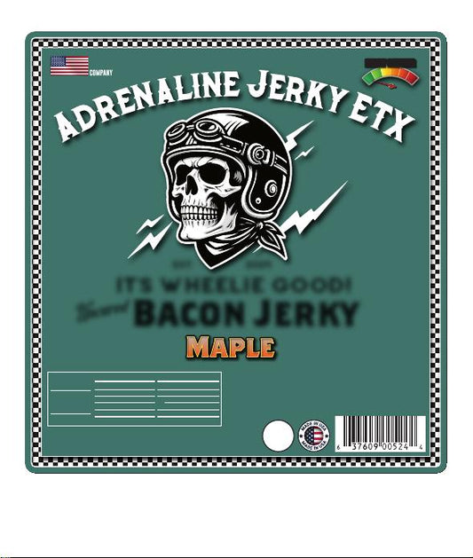 Uncured Bacon Jerky Maple Flavored